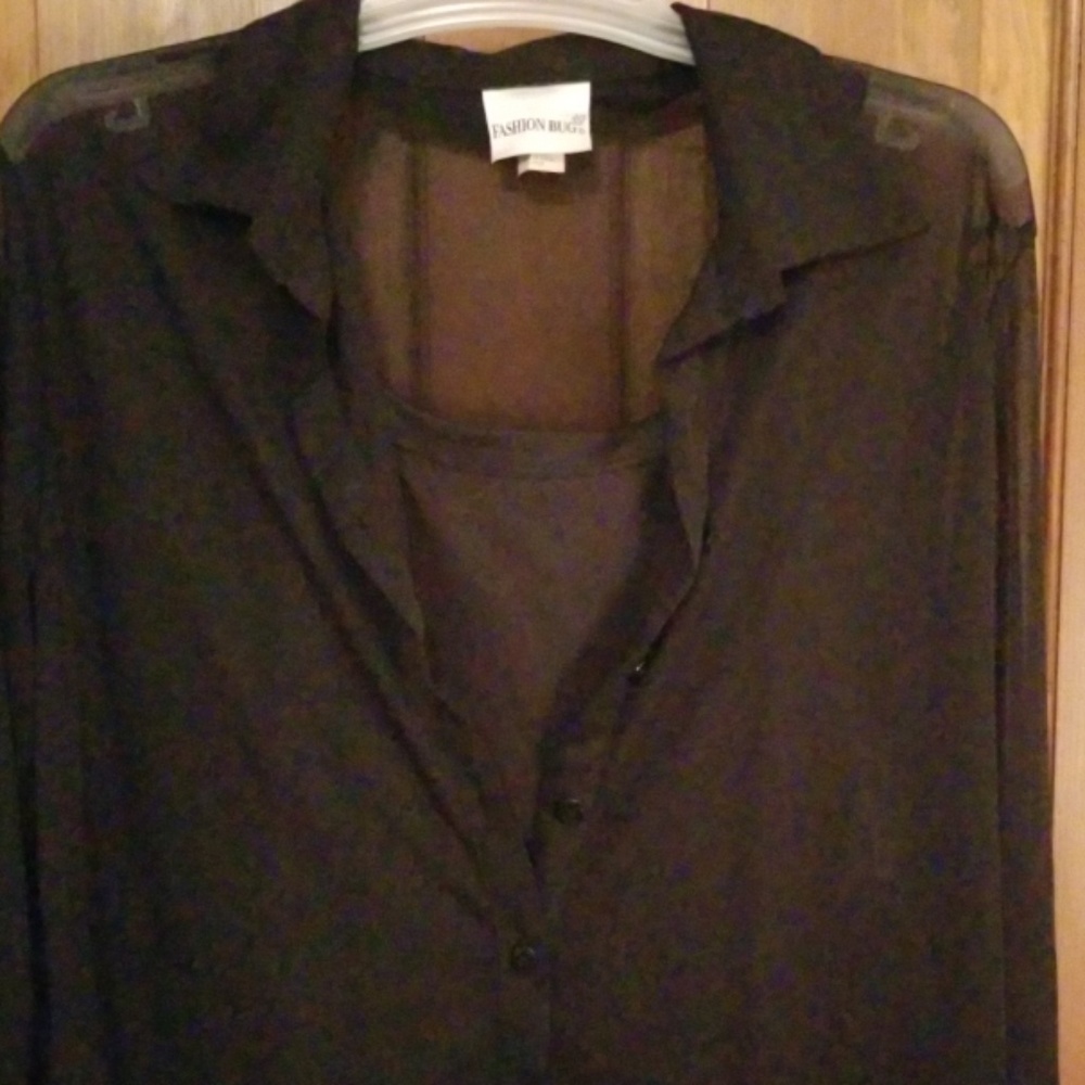 Sheer blouse. - Picture 7 of 7